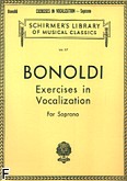 Okładka: Bonoldi Fr., Exercises In Vocalization For Soprano