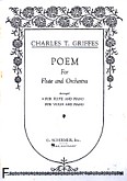 Okładka: Griffes Charles T., Poem (Flute / Piano)