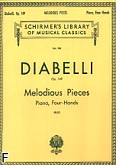 Okładka: Diabelli Antonio, Melodious Pieces Piano op. 149 for Four - Hands