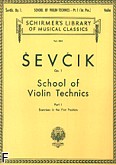 Okadka: Sevcik Otakar, Szkoa techniki skrzypcowej, op. 1 z. 1 (pierwsza pozycja)