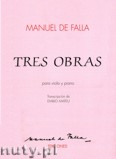 Okładka: Falla Manuel de, Tres obras