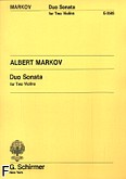 Okładka: Markov Albert, Duo Sonata