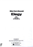 Okładka: Gould Morton, Elegy For String Orchestra (Score)