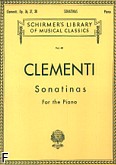 Okadka: Clementi Muzio, Sonatinas For the Piano, op. 36, 37, 38