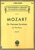 Okładka: Mozart Wolfgang Amadeusz, Six Viennese Sonatinas for the piano