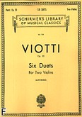 Okładka: Viotti Giovanni Battista, 6 duetów, op. 20