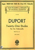 Okładka: Duport Jean-Pierre, 21 eitud z. 2 (Cello)