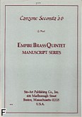 Okładka: Empire Brass Quintet, Cazone Seconda a 6
