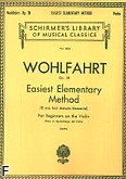 Okładka: Wohlfahrt Franz, Elementarna szkoła gry na skrzypcach, op. 38