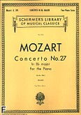 Okładka: Mozart Wolfgang Amadeusz, Koncert fortepianowy nr 27, B-dur, K.595