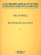 Okadka: Powell Mel, Woodwind Quintet (partytura)