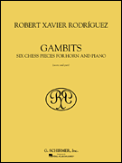 Okadka: Rodrguez Robert Xavier, Gambits (Horn / Piano)