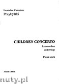 Okładka: Przybylski Bronisław Kazimierz, Children Concerto na akordeon i fortepian
