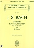 Okadka: Bach Johann Sebastian, Sonatas BWV 1027,1028,1029 for Violoncello and Keyboard