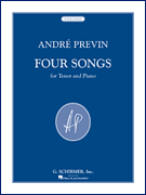 Okładka: Previn André, Four Songs for Tenor i Piano