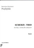 Okładka: Przybylski Bronisław Kazimierz, Scherzi - Trio for flute, violoncello and piano (score + parts)