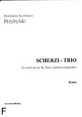 Okładka: Przybylski Bronisław Kazimierz, Scherzi - Trio for clarinet in B, bass clarinet and piano (score + parts)
