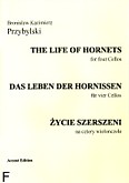 Okładka: Przybylski Bronisław Kazimierz, Życie szerszeni na 4 wiolonczele (partytura + głosy)