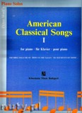 Okładka: Wolf Péter, American Classical Songs 1 - piano