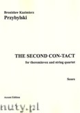 Okładka: Przybylski Bronisław Kazimierz, The second con-tact for thereminvox and string quartet (score + parts)