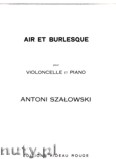 Okadka: Szaowski Antoni, Air and Burlesque