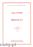 Okadka: Visvikis Demis, Prlude No. 4 pour piano
