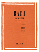 Okadka: Bach Johann Sebastian, 21 Pieces  for Clarinet