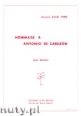 Okadka: Ruiz-Pipo Antonio, Hommage a Antonio De Cabezn pour Guitare
