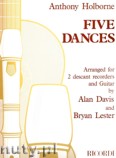 Okładka: Holborne Anthony, Five Dances
