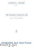 Okładka: Fauré Gabriel, Barcarolle No. 13, Op. 116