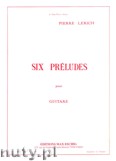 Okładka: Lerich Pierre, Six Préludes pour guitare