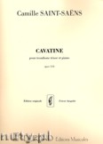 Okadka: Saint-Sans Camille, Cavatine, Op. 144