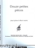 Okładka: Haydn Franz Joseph, 12 Petites Pieces