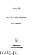 Okładka: Bon André, Etude Pour Emergence No. 3