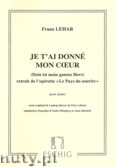 Okładka: Lehar F., Pays Du Sourire, No. 8 (Je T'ai Donne Mon Coeur)