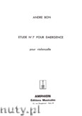 Okładka: Bon André, Etude Pour Emergence No. 7