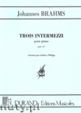 Okładka: Brahms Johannes, 3 Intermezzi, Op. 117