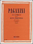 Okładka: Paganini Niccolo, 14 Capriccos, Op. 1, Moto Perpetuo, Op. 11, No. 6