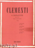 Okadka: Clementi Muzio, 6 Sonatinas, Op. 37 And 38