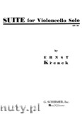 Okładka: Krenek Ernst, Suite For Violoncello Solo, Op. 84