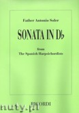 Okadka: Soler Antonio (father), Sonata In D Flat