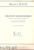 Okładka: Ravel Maurice, Chanson Romanesque extrait de 