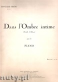 Okadka: Bron Edouard, Dans L'ombre Intime, Op. 22