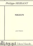 Okładka: Hersant Philippe, Niggun pour basson
