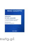 Okadka: Albinoni Tomaso Giovanni, Adagio In G Minor (Piano / Violin)