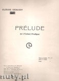Okładka: Debussy Claude, Prúlude From L'enfant Prodigue