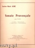 Okładka: Aube Lucien-Marie, Sonate Provenale