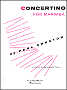 Okładka: Creston Paul, Concertino for Marimba