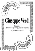 Okładka: Verdi Giuseppe, Libiamo na kwartet smyczkowy