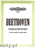 Okładka: Beethoven Ludwig van, Variations for Violoncello and Piano
